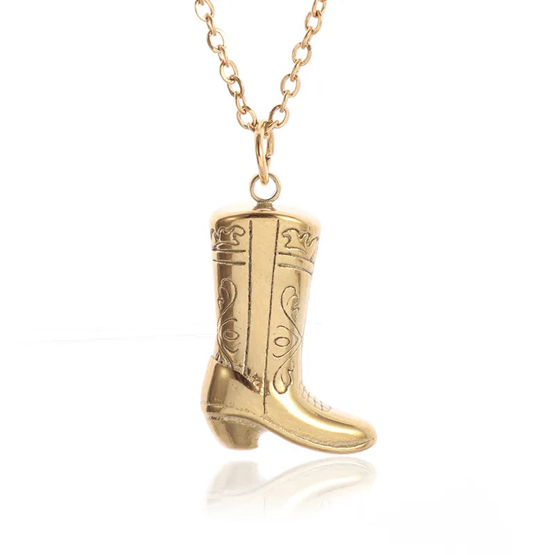 Cowboy Boot Necklace