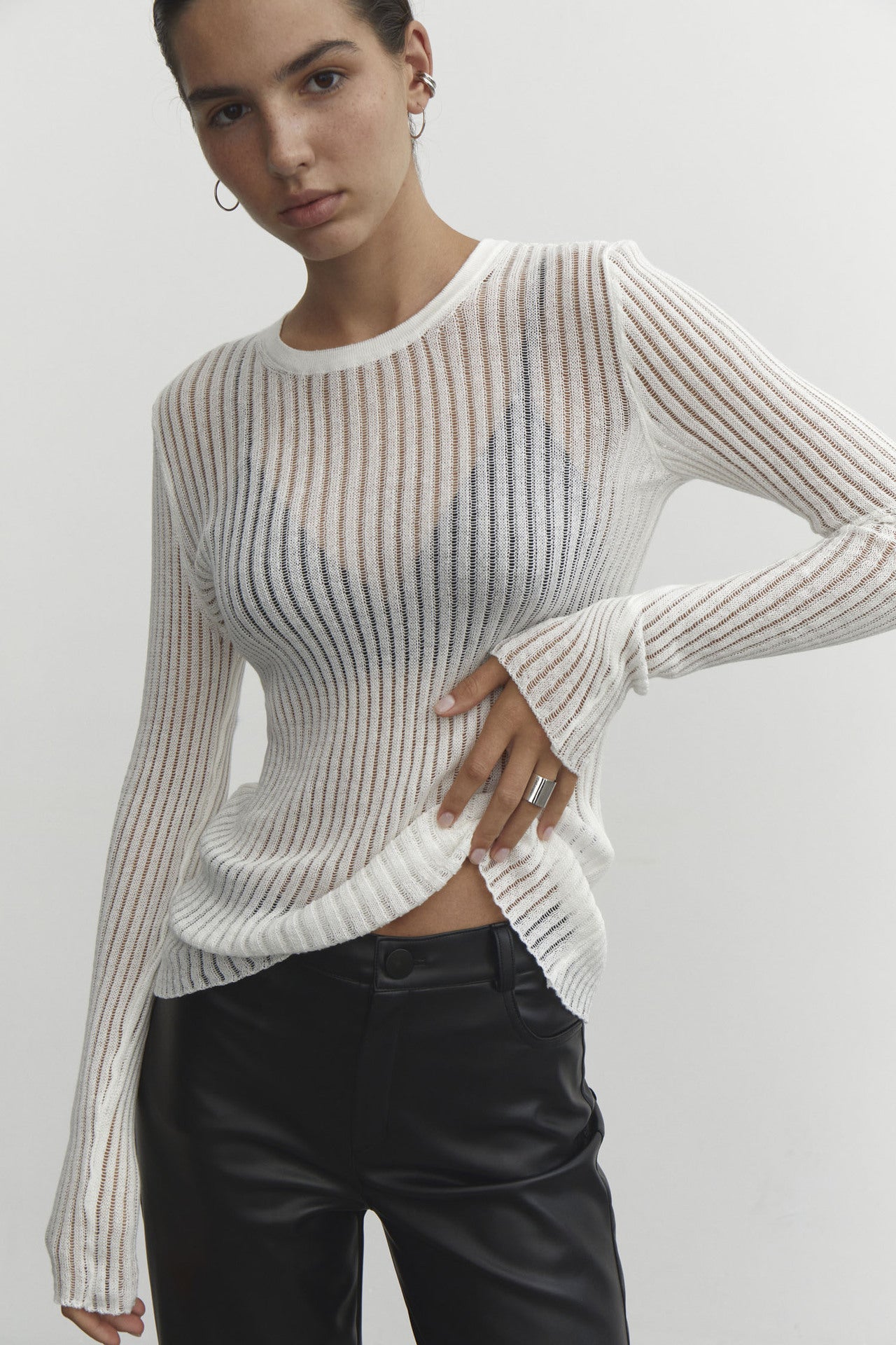 Breathable Knitted Wool Top