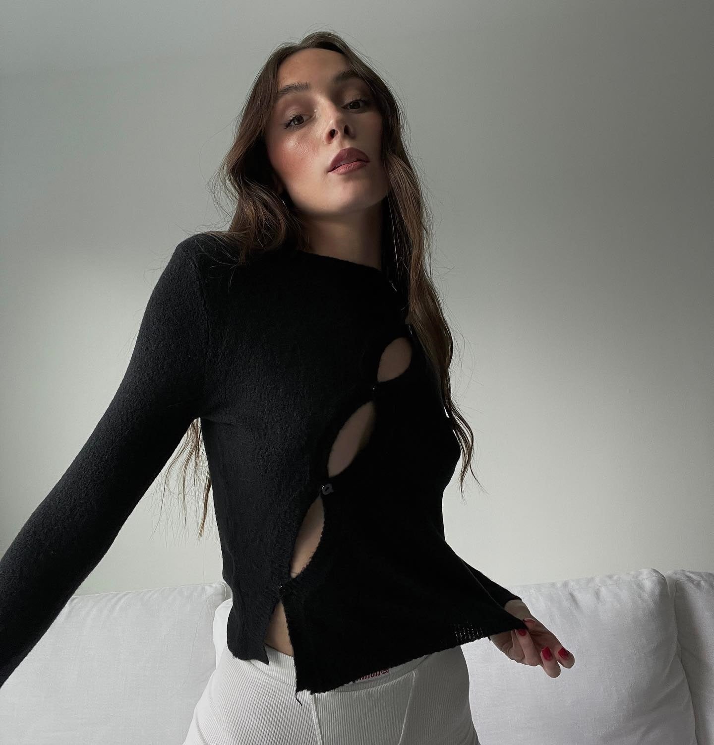 Irregular Long-sleeved Shirt